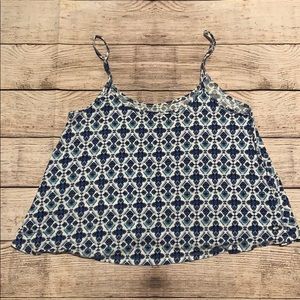 American Eagle Soft and Sexy Patterned Tank Top